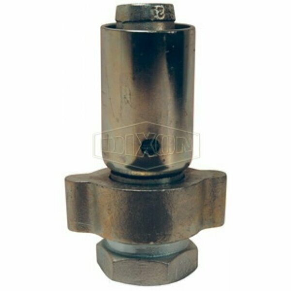 Dixon Boss Holedall Hydraulic Fitting, Adapter, 3/4 in, Iron/Steel, Domestic GF26P2
